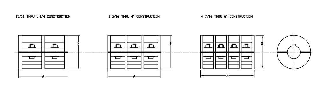 rigid clamp coupling diagram