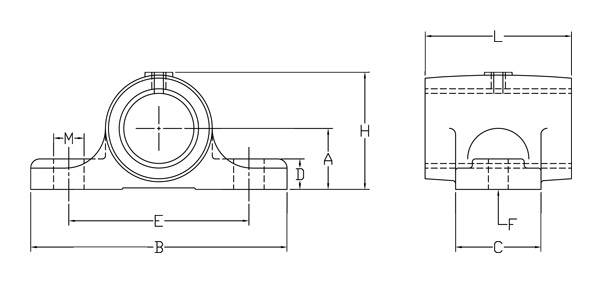 solid journal bearing diagram